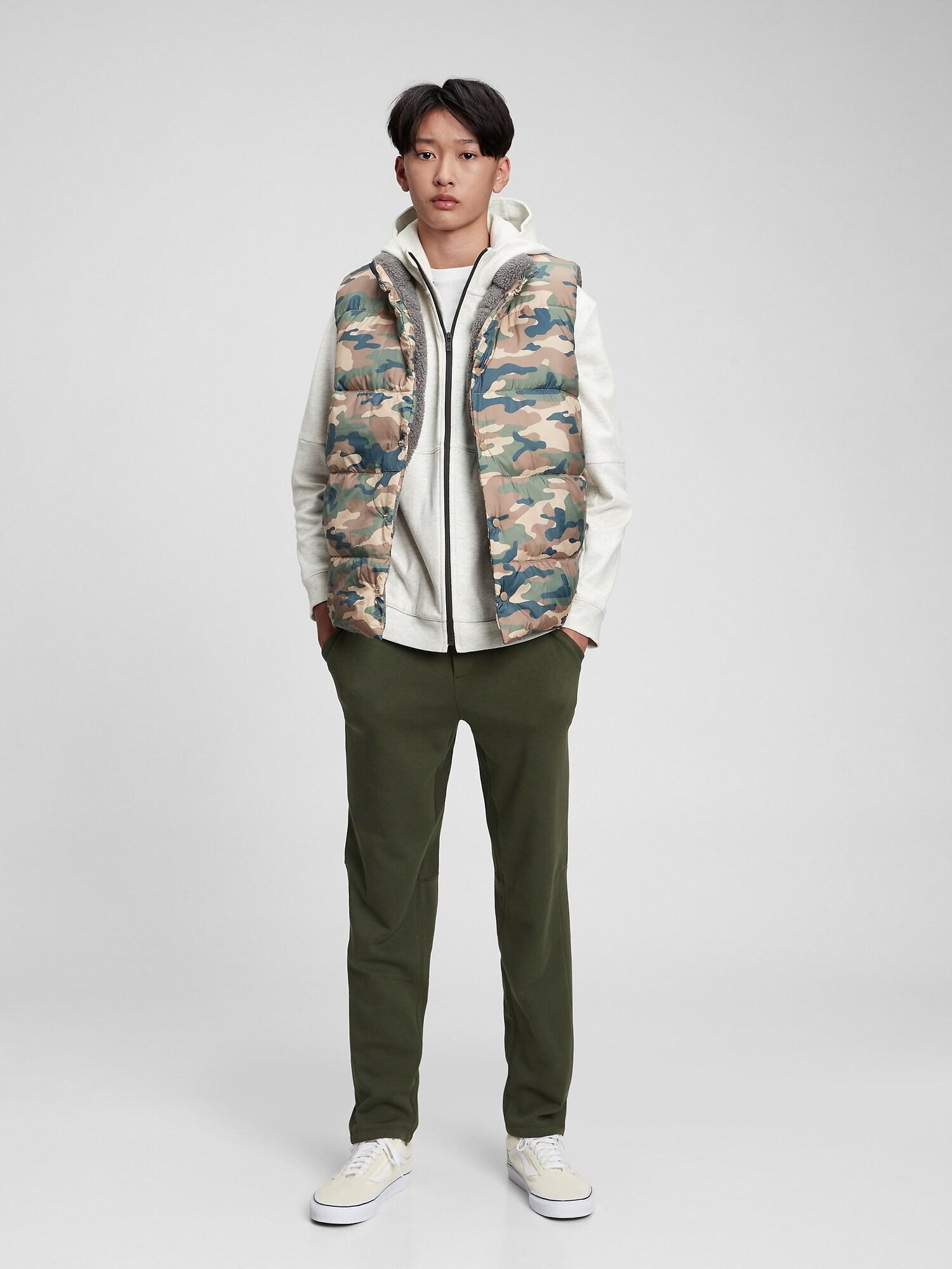 GAP Dětské tepláky cozy fit tech pants - Kluci