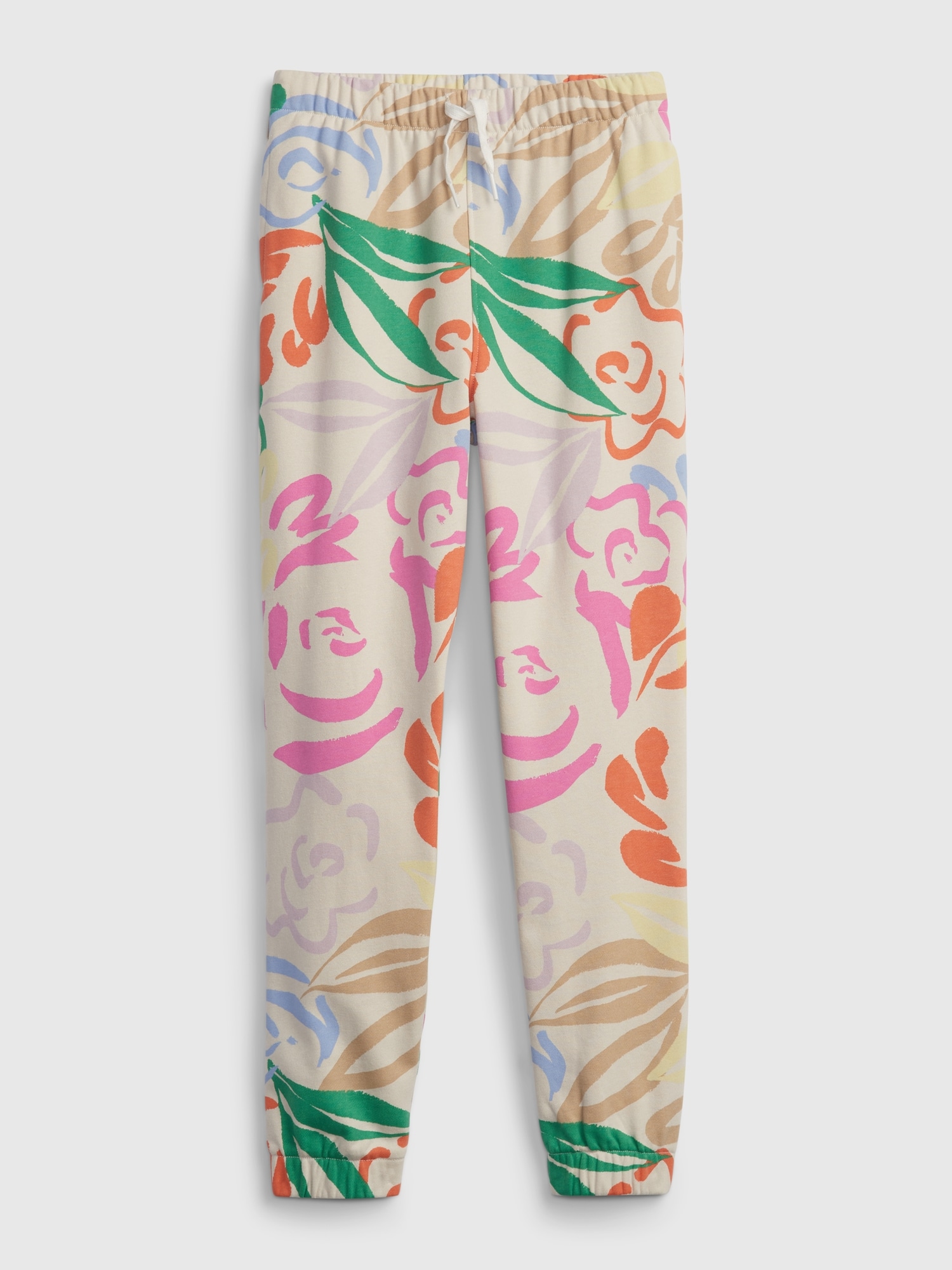 GAP Dětské tepláky floral - Holky
