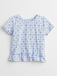 GAP Dětské tričko wrap back t-shirt - Holky