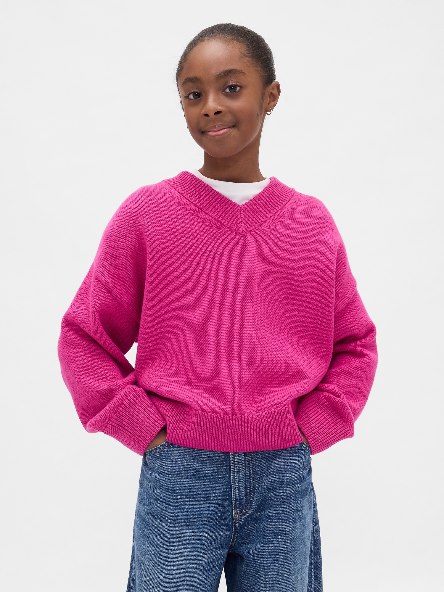 GAP Dětský oversize svetr - Holky