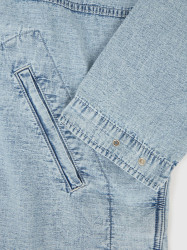 GAP Džínová oversize bunda Ripstop - Pánské