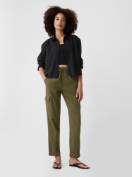 GAP Kalhoty s kapsami Mid Rise Easy Cargo - Dámské