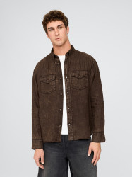 GAP Lněná košile Classic Shirt - Pánské