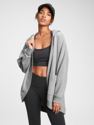 GAP Mikina Fleece Hood Cardigan