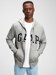 GAP Mikina Logo arch hoodie - Pánské