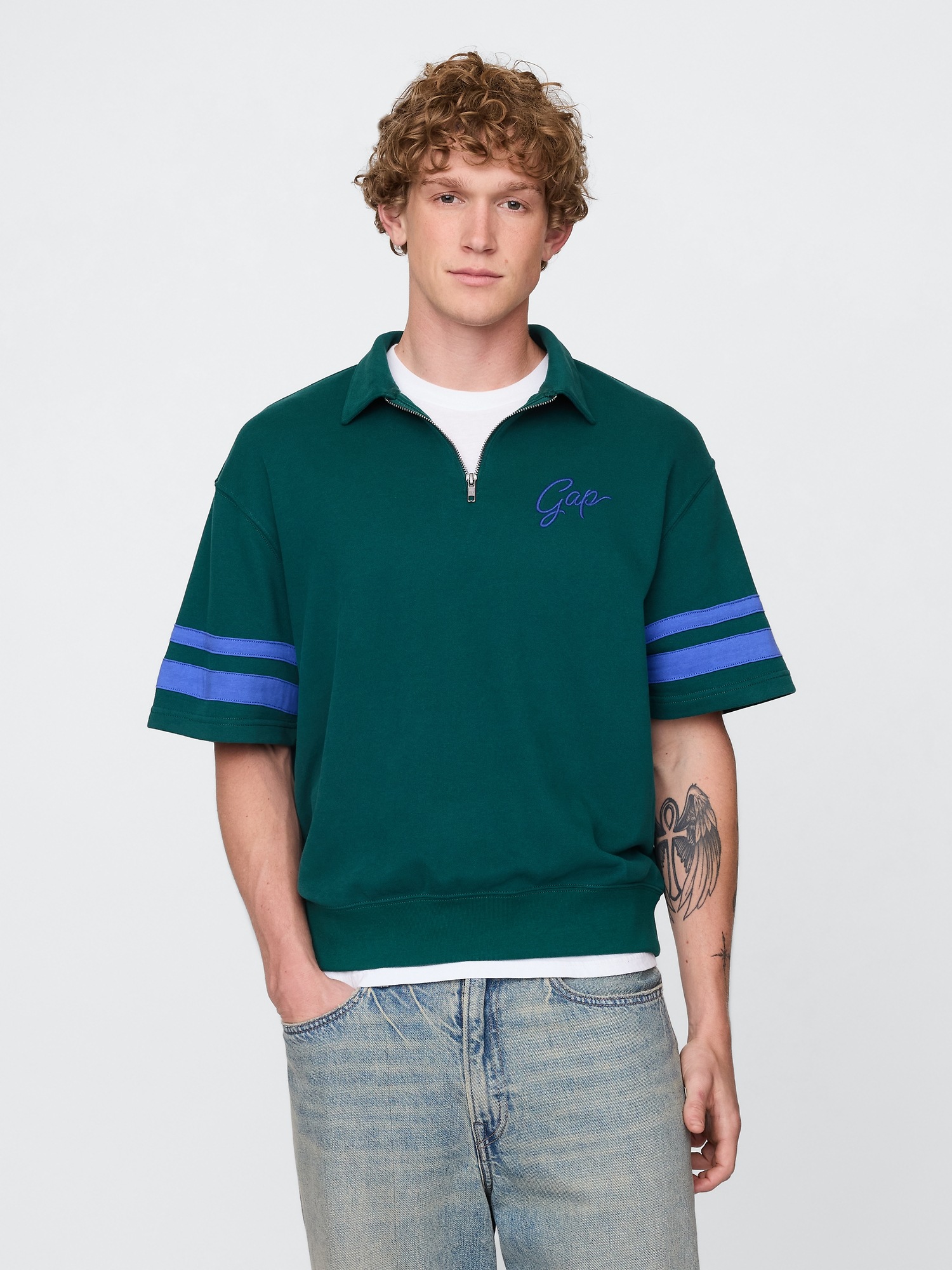 GAP Oversize mikina VintageSoft - Pánské