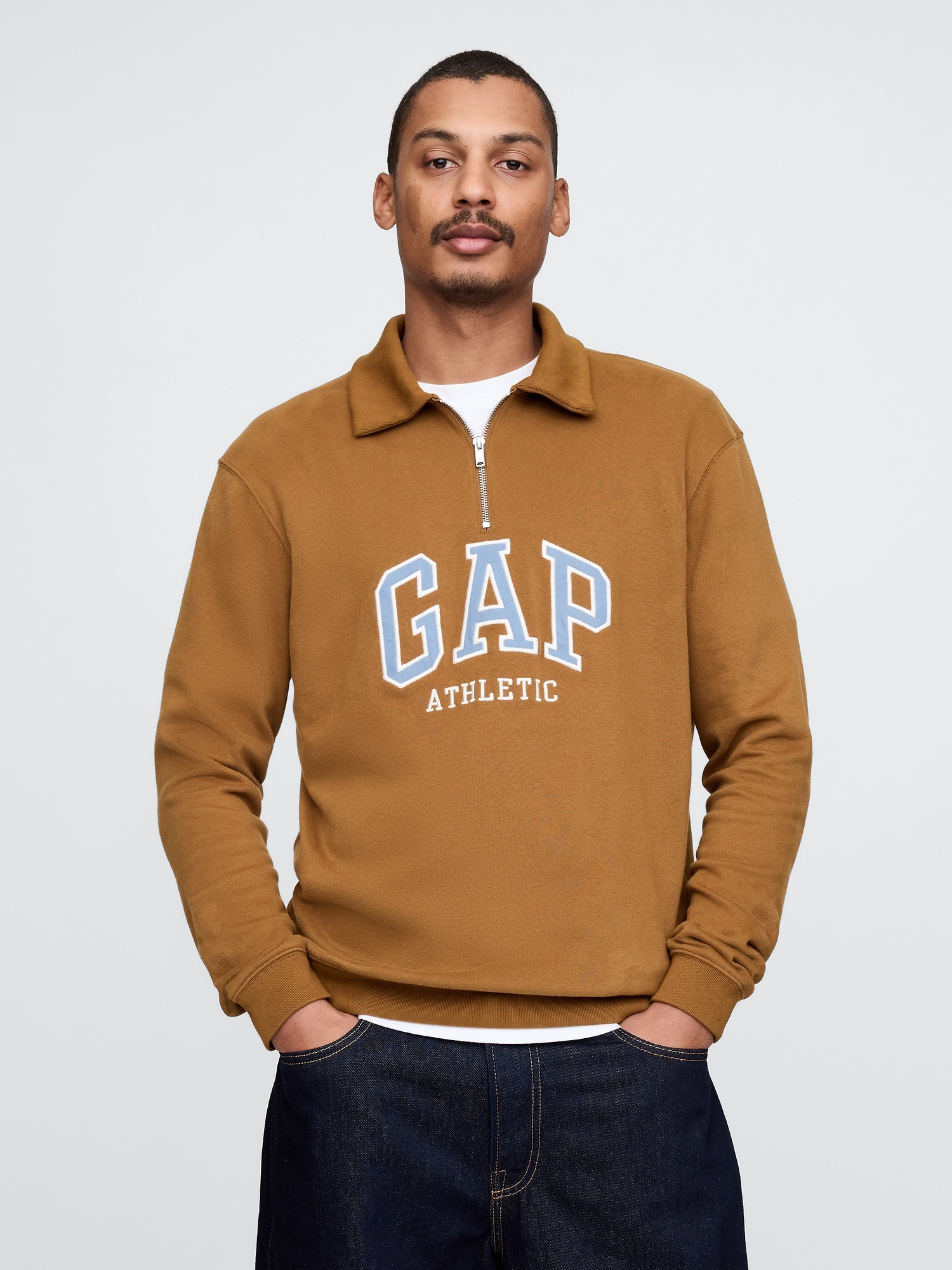 GAP Polo mikina s logem - Pánské