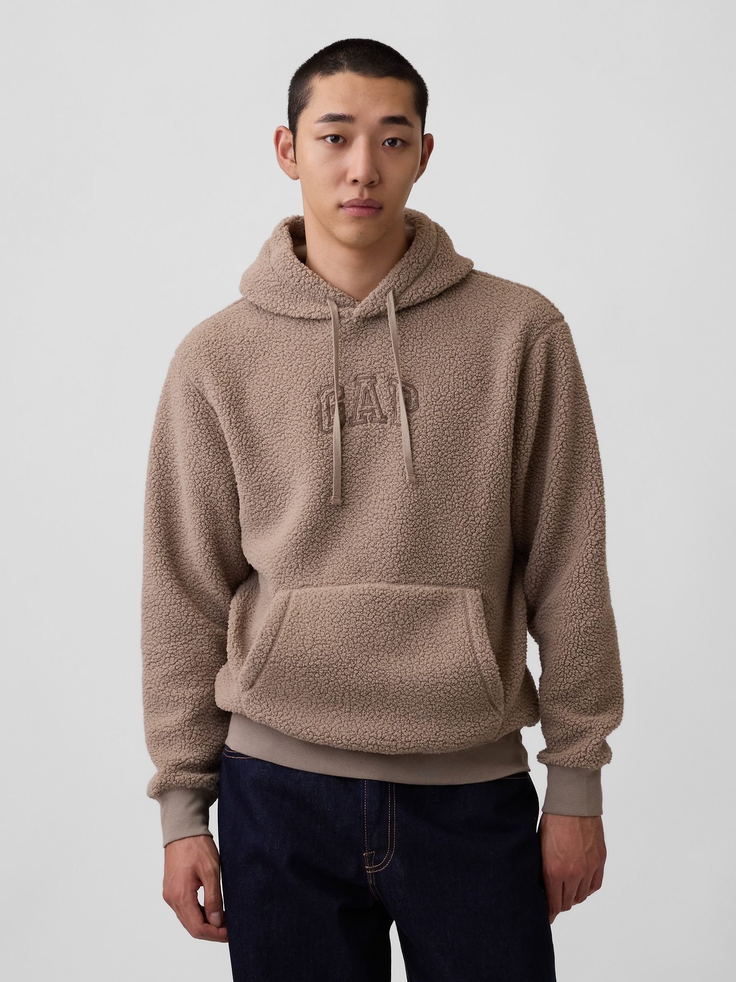 GAP Sherpa Logo mikina s kapucí