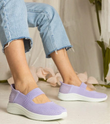 Gemre Purple women's sneakers on embossed sole Muratti