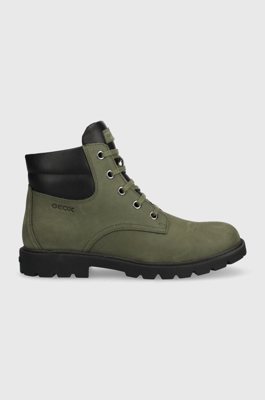 Geox  Dětské kožené zimní boty  J16FAB 032BC J SHAYLAX