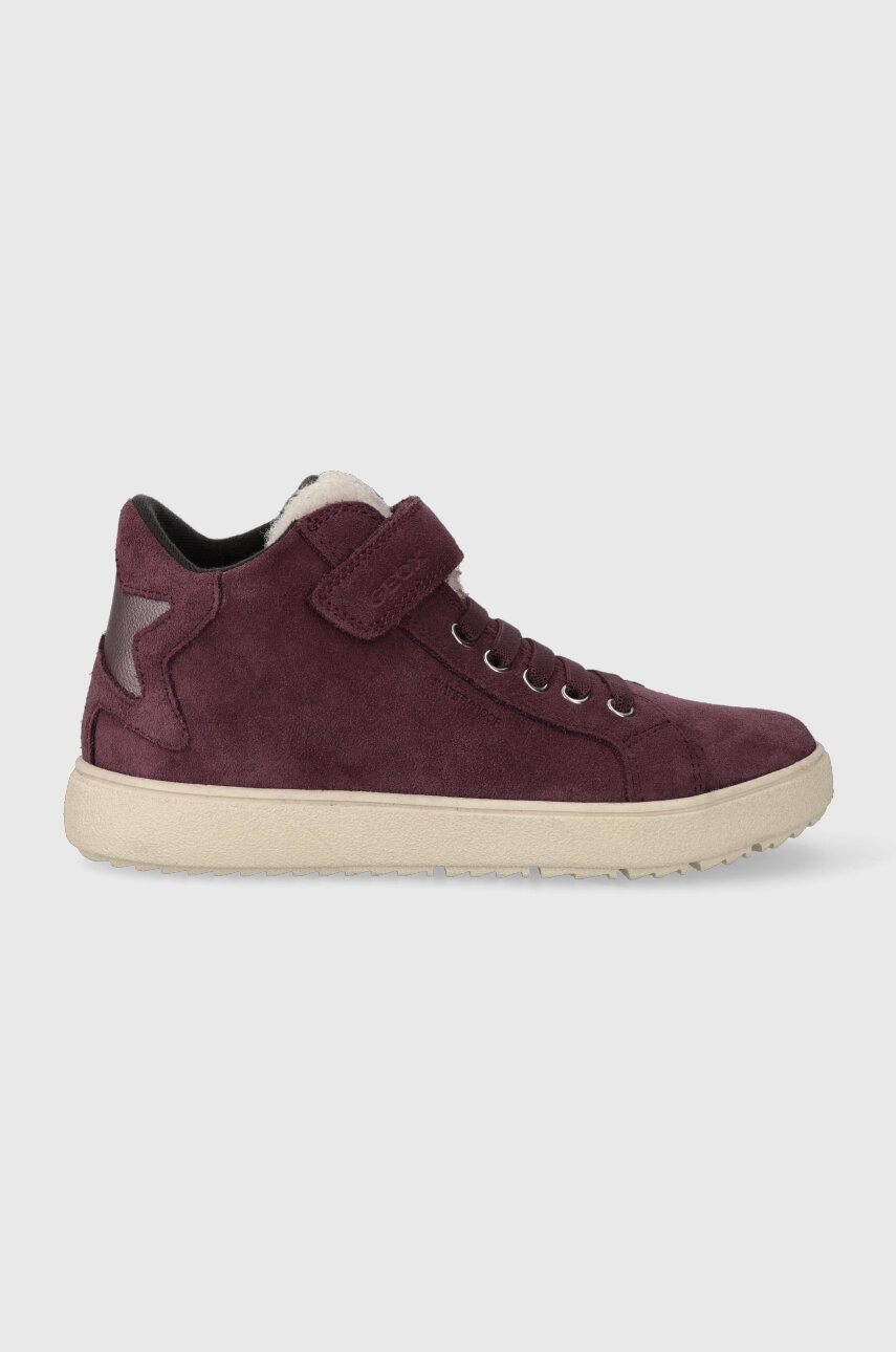 Geox  Dětské semišové sneakers boty  J36HYC 022BH J THELEVEN WPF