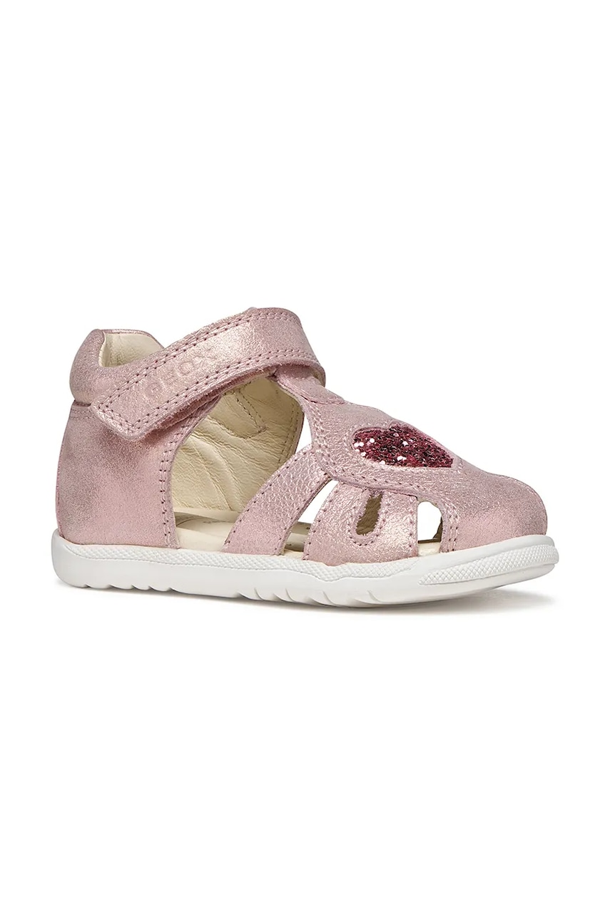 Geox  sandály dětské kožené SANDAL MACCHIA
