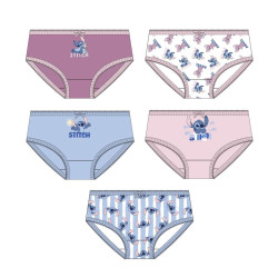 GIRLS' UNDERWEAR SET SINGLE JERSEY 5 PIECES STITCH
