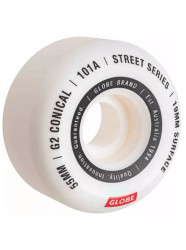 Globe kolečka Goodstock Clay | Bílá | Velikost skate 53 mm
