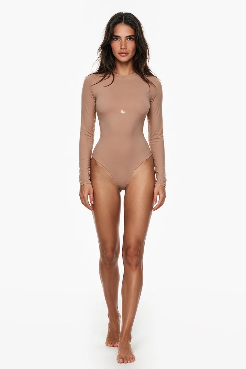 GOD SAVE QUEENS  body dámské LONG SLEEVE CREW-NECK BODYSUIT