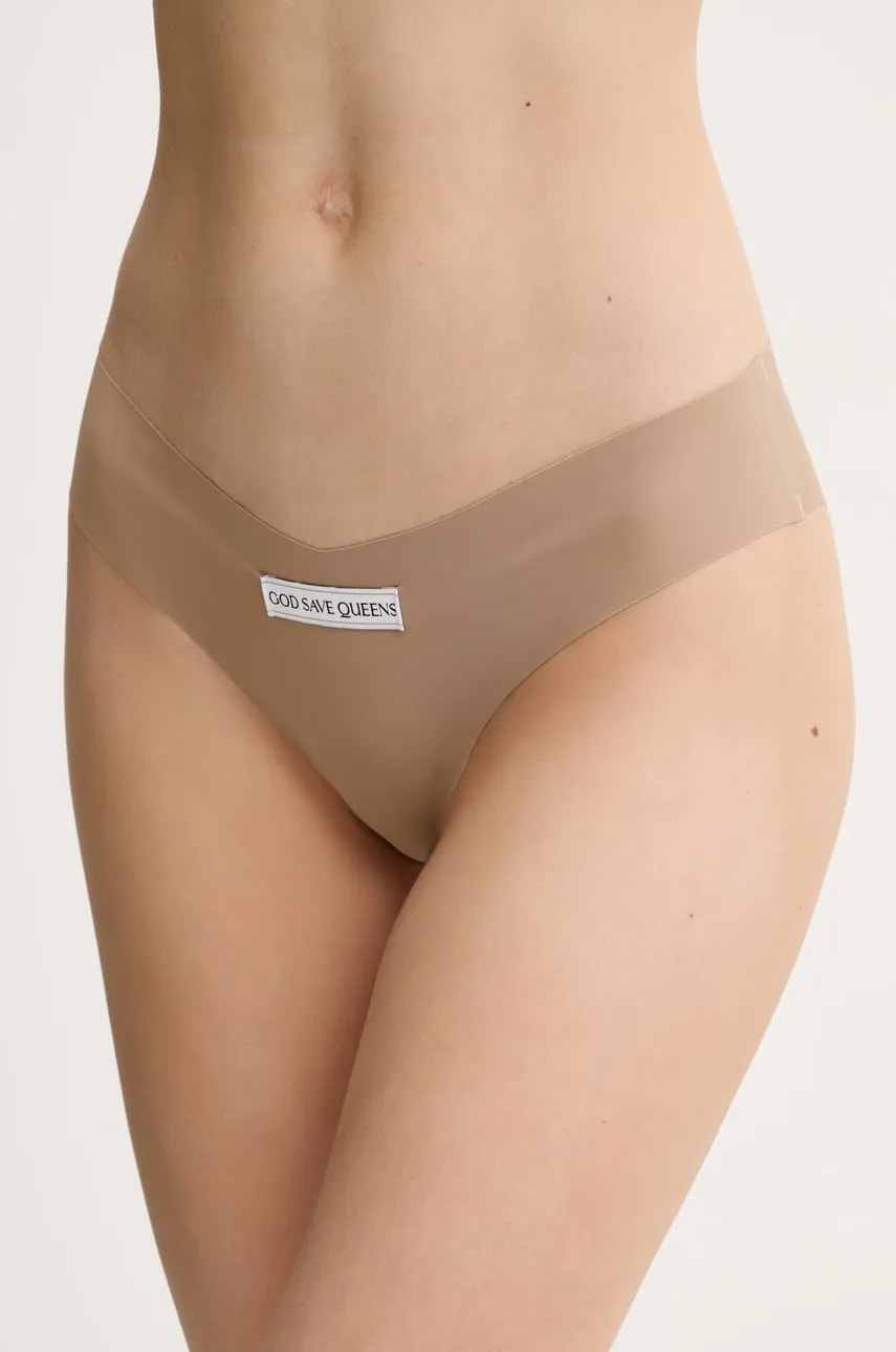 GOD SAVE QUEENS  brazilky dámské SECOND SKIN PANTY CHEEKY