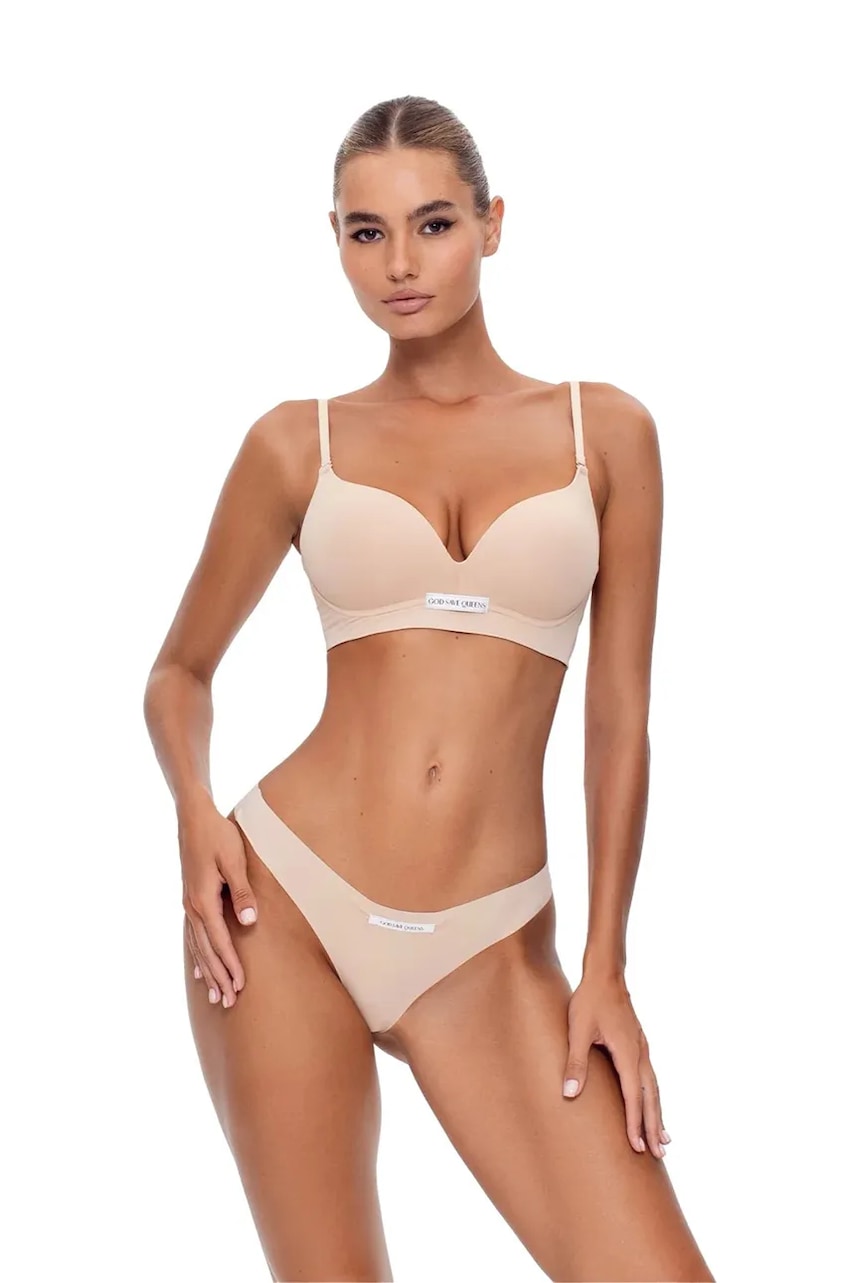 GOD SAVE QUEENS  Podprsenka  SECOND SKIN BRA WIRE-FREE