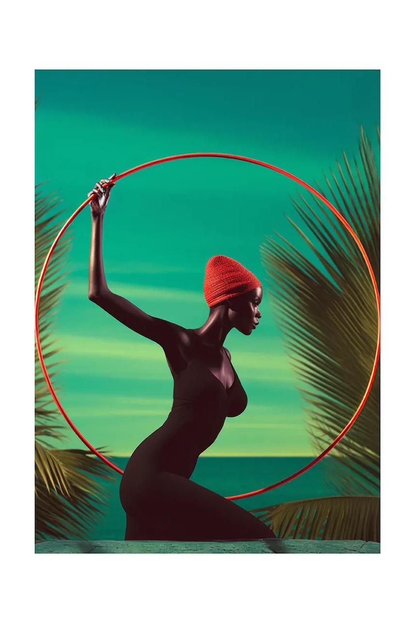 Grafika na akrylovém skle A.I Art HARTMAN Ebony Grace 07, 28x36 cm