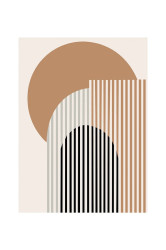 Grafika na akrylovém skle a.i art HARTMAN Geometric Abstract 09, 30 x 40 cm