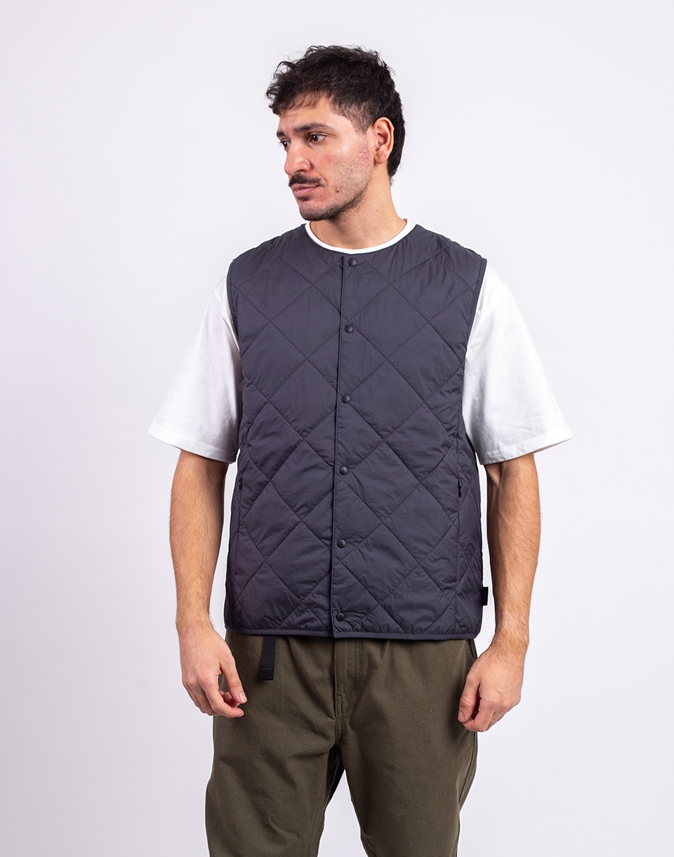 Gramicci Thermal Insulation Quilted Vest BLACK S