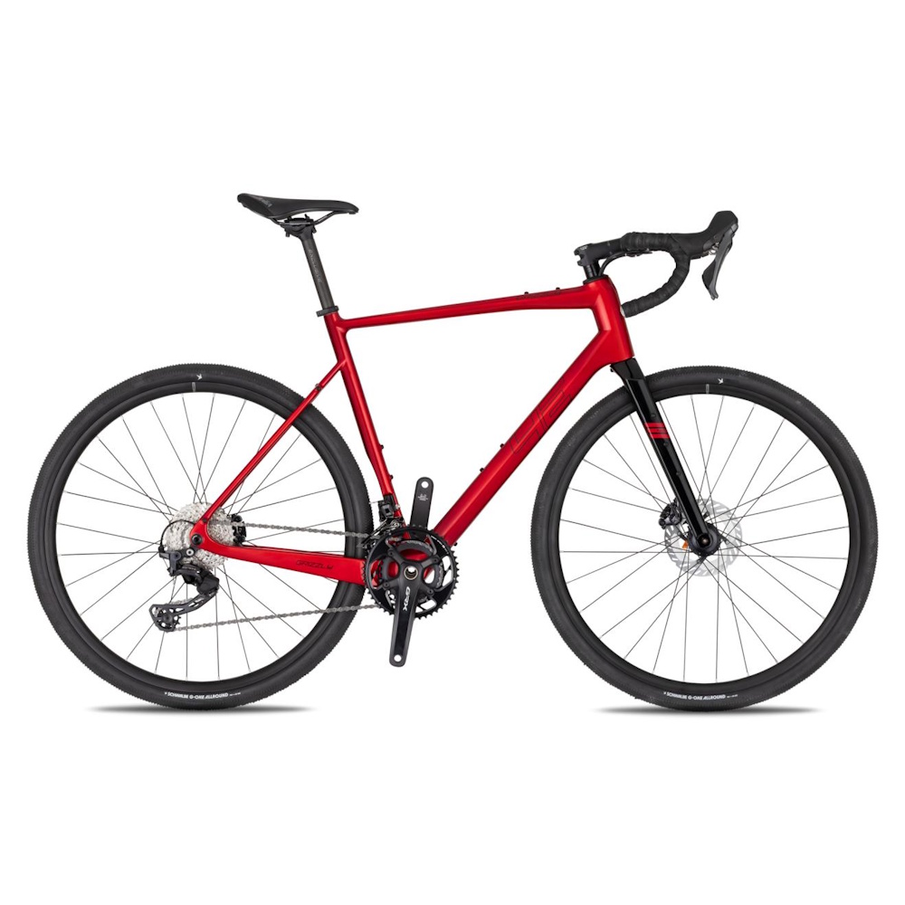 Gravel kolo 4EVER Grizzly Race 28" - model 2026 20" (167-177 cm) flame red