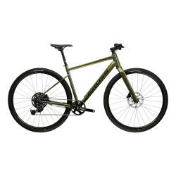 Gravel kolo Kross Esker 1.0 FL 28" - model 2026 XS (17", 160-168 cm) zelená/grafitová/lesk
