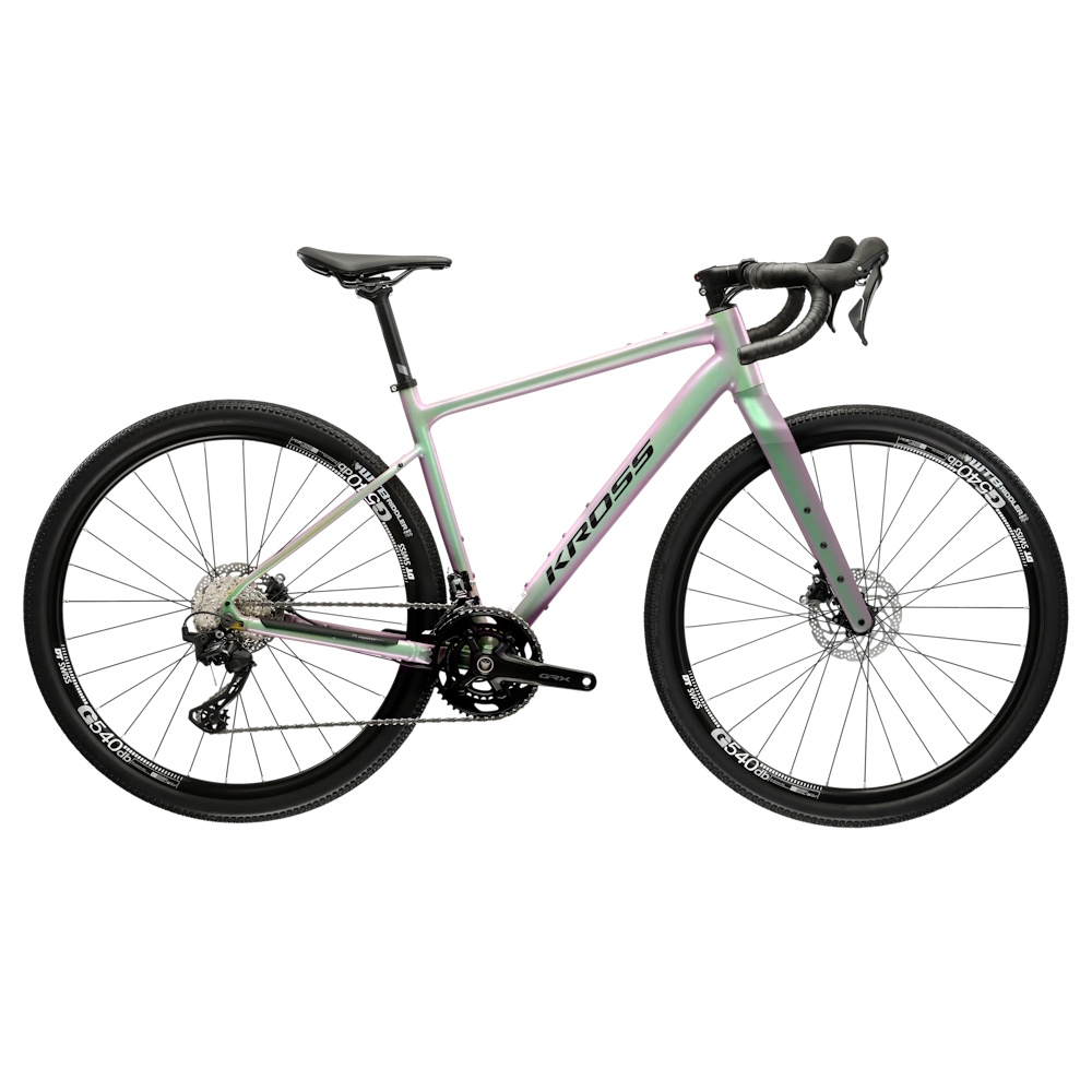 Gravel kolo Kross Esker 6.0 28" - model 2026 XS (17", 163-170 cm) chameleon/chameleon/černá/mat/lesk