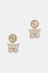 Guess dámské náušnice z nerezové oceli BORBOLETA