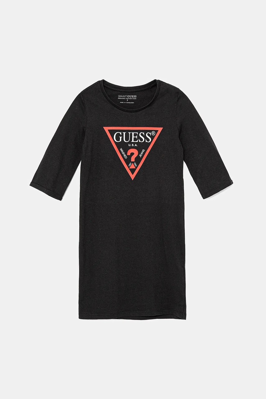 Guess  Dětské bavlněné šaty