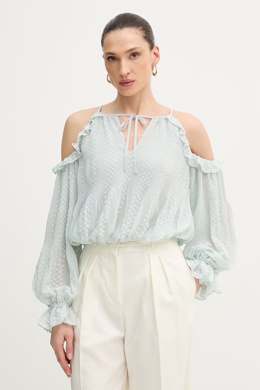 Guess halenka s odhalenými rameny dámská EMILIA