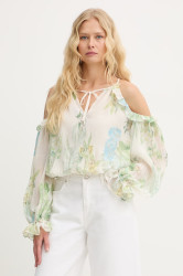 Guess halenka s volánkem dámská z viskózy EMILY