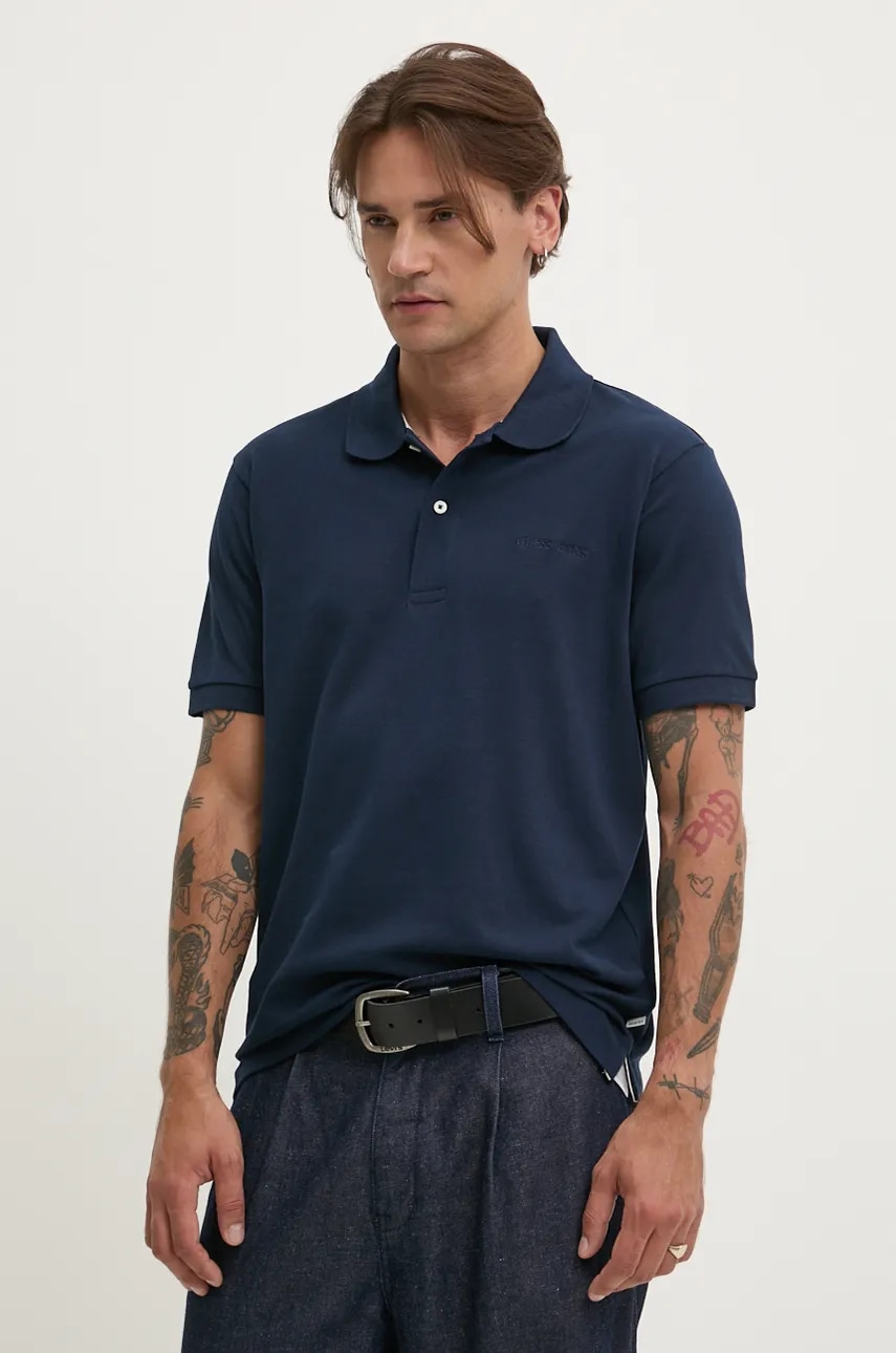 Guess Jeans  Bavlněné polo tričko
