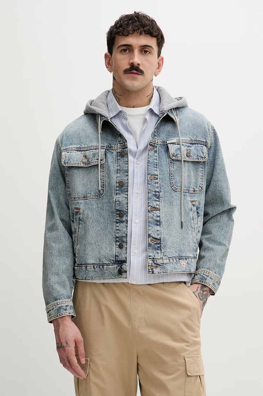 Guess Jeans bunda pánská džínová