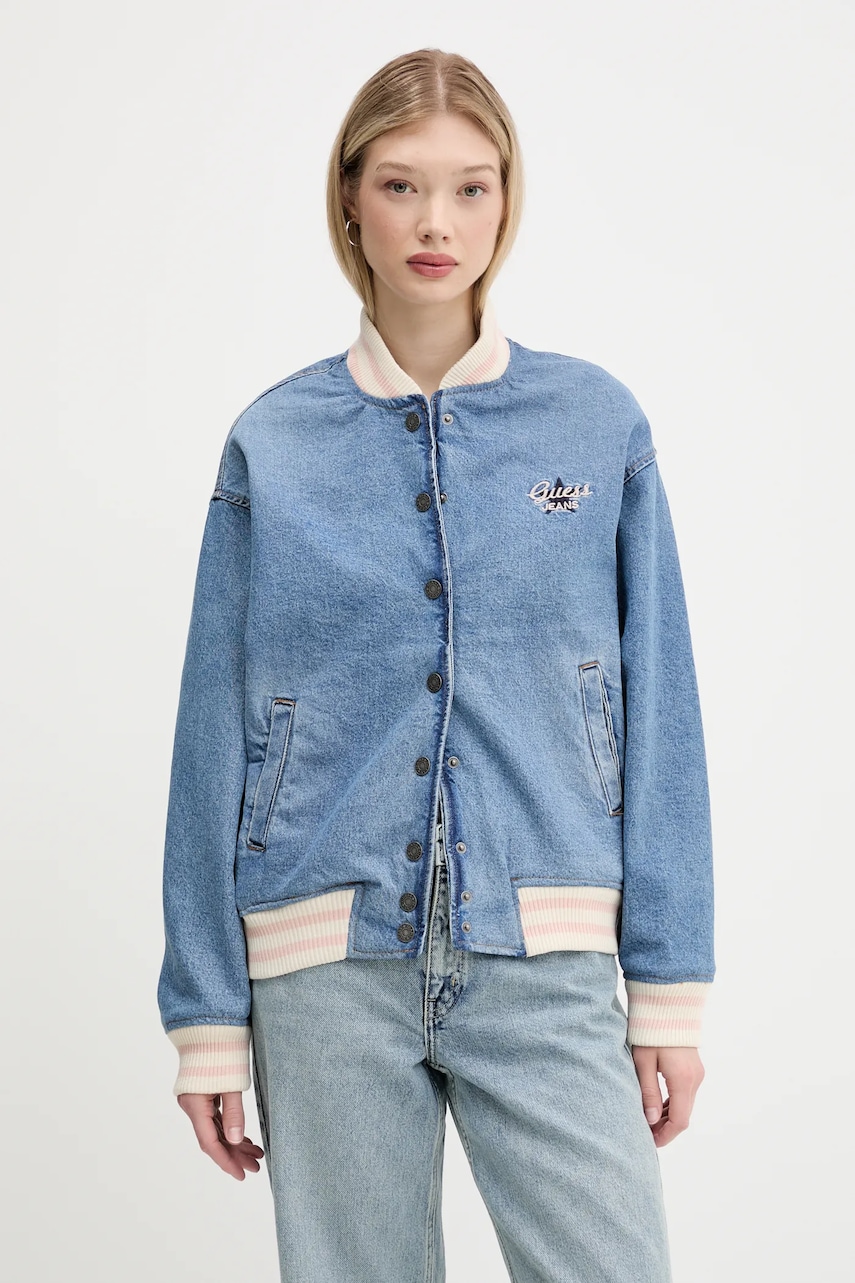 Guess Jeans  Džínová bomber bunda