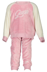 GUESS JEANS PINK GIRL WITHOUT ZIP SWEATSHIRT