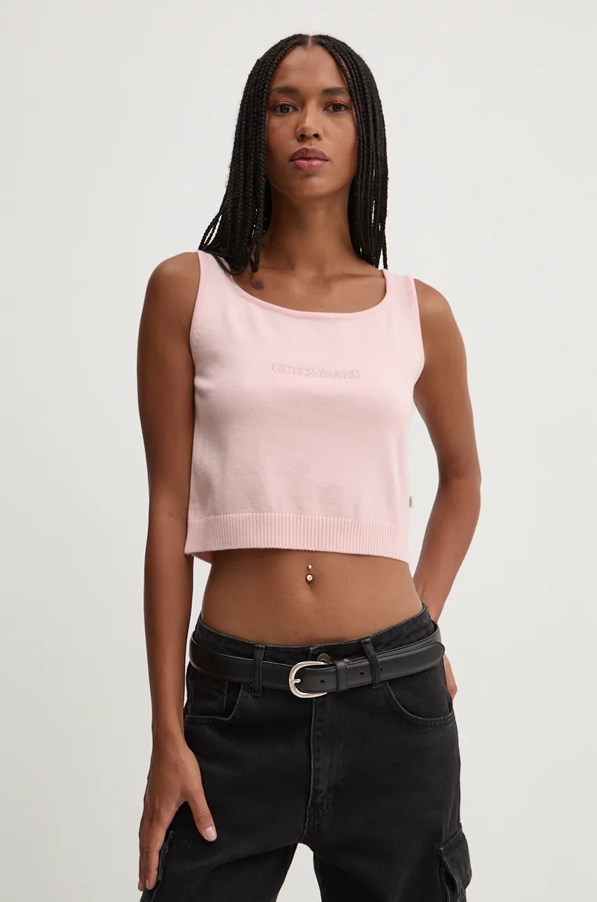 Guess Jeans  Top s příměsí hedvábí
