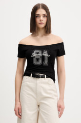 Guess Jeans tričko dámské bavlněné s elastanem