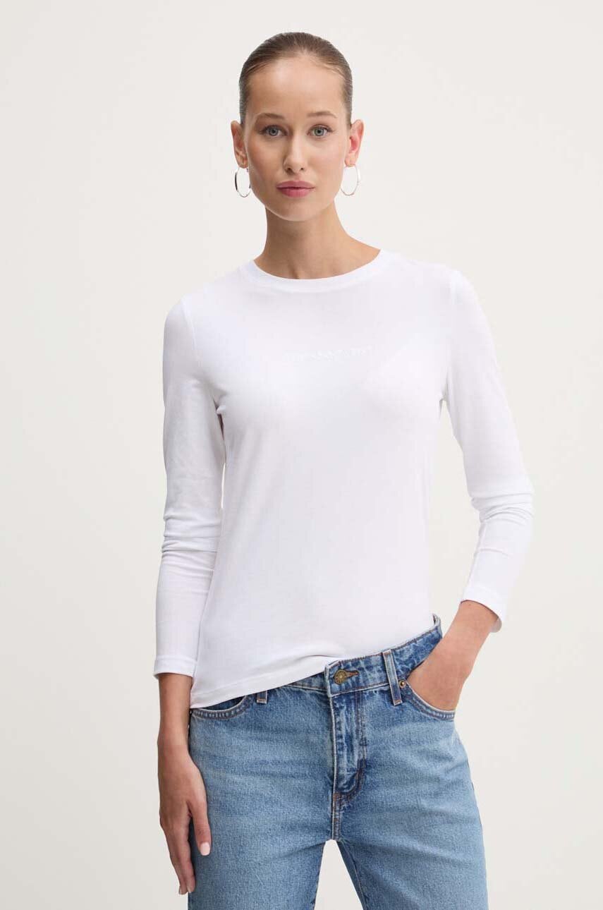 Guess Jeans  tričko s dlouhým rukávem dámské bavlněné s elastanem