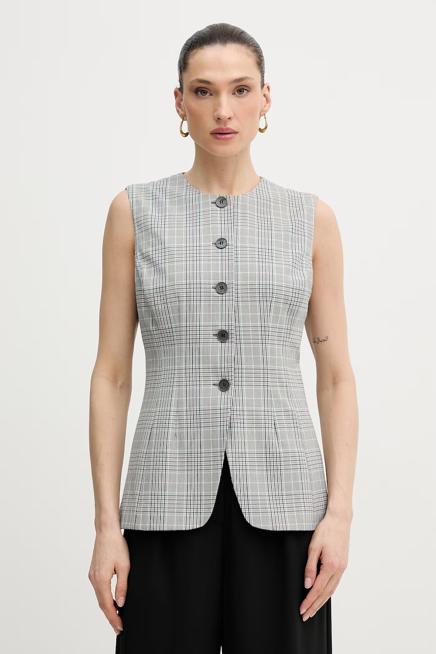 Guess jednořadá vesta dámská CARLA