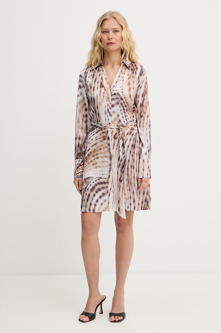 Guess košilové šaty YSALINE