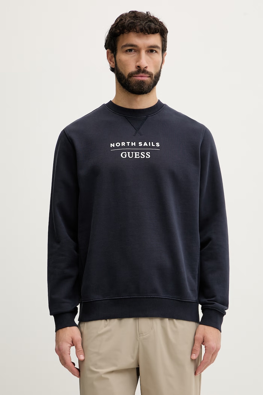 Guess mikina pánská bavlněná x North Sails