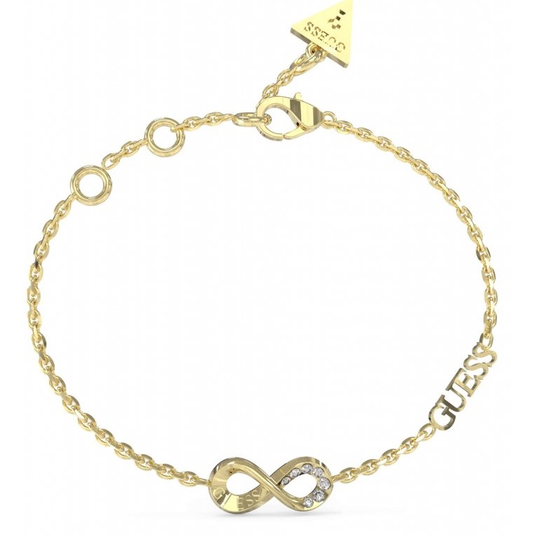 Guess Nadčasový pozlacený náramek Endless Dream JUBB03270JWYG 14,5 - 18,5 cm - S