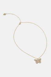 Guess náhrdelník s přívěskem dámský z nerezové oceli Borboleta