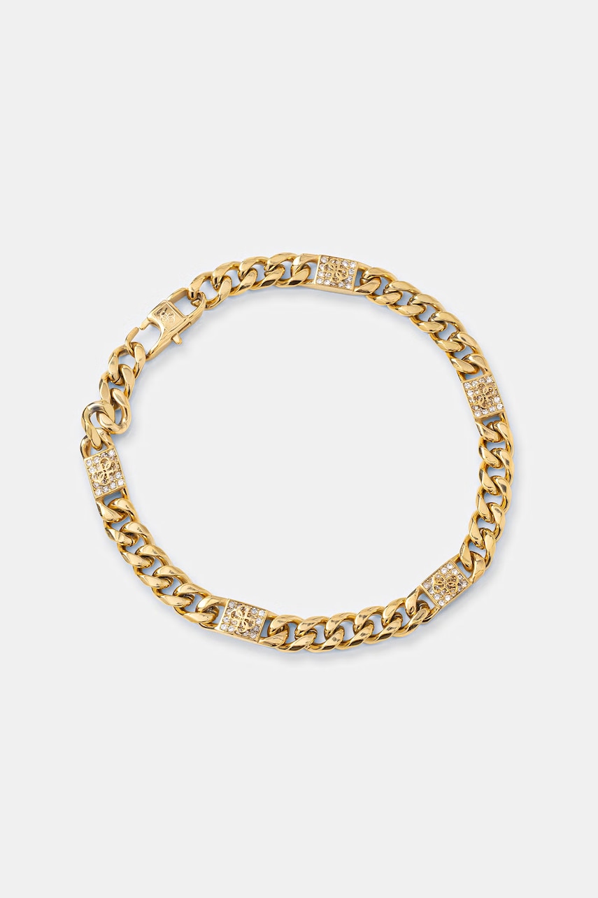 Guess Náramek pánský nerezový 4G FRONTIERS