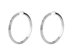 Guess Ocelové náušnice Hoops I Did It Again JUBE04193JWRHT/U