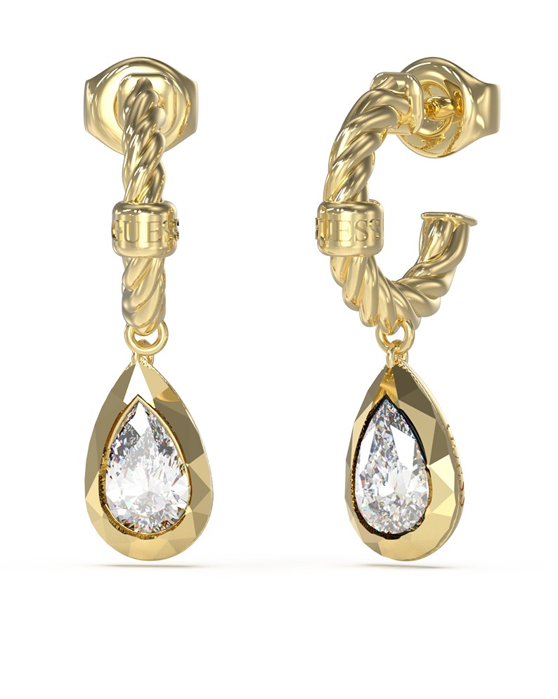 Guess Okouzlující pozlacené náušnice 4G Light JUBE05243JWYGT/U