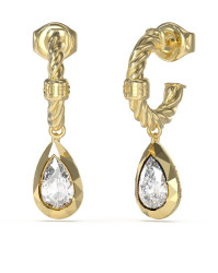 Guess Okouzlující pozlacené náušnice 4G Light JUBE05243JWYGT/U