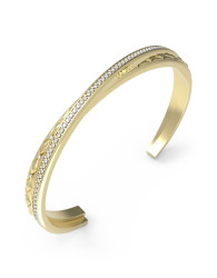 Guess Pevný pozlacený náramek Stylish Guess JUBB04584JWYG 6 cm