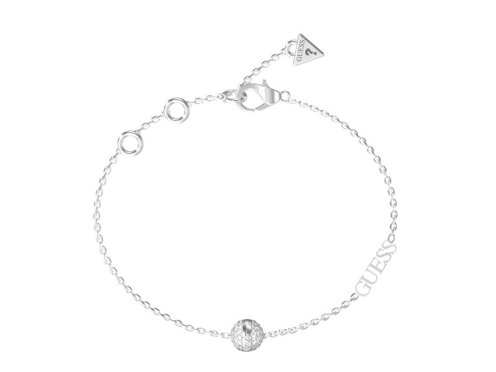 Guess Půvabný ocelový náramek Calypso JUBB04456JWRH 21 cm