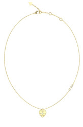 Guess Půvabný pozlacený náhrdelník Guess Amore JUBN05056JWYGT/U